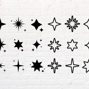 Sparkle svg, Sparkle Shapes svg, png, dxf, eps, pdf