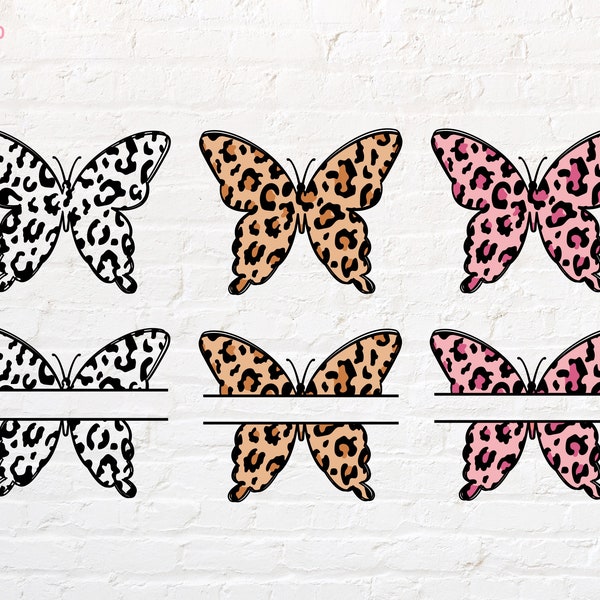 Leopard Butterfly svg, png, dxf, eps, pdf