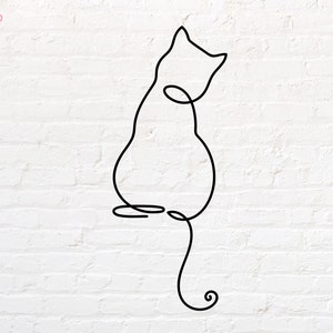 Katze Umrisse svg, png, dxf, eps, pdf