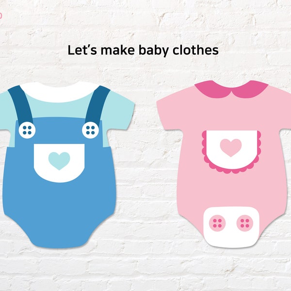 Baby clothes svg, png, dxf, eps, pdf