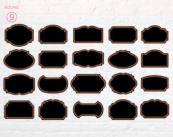 Sign Frame svg, Labels Frame svg, png, dxf, eps, pdf