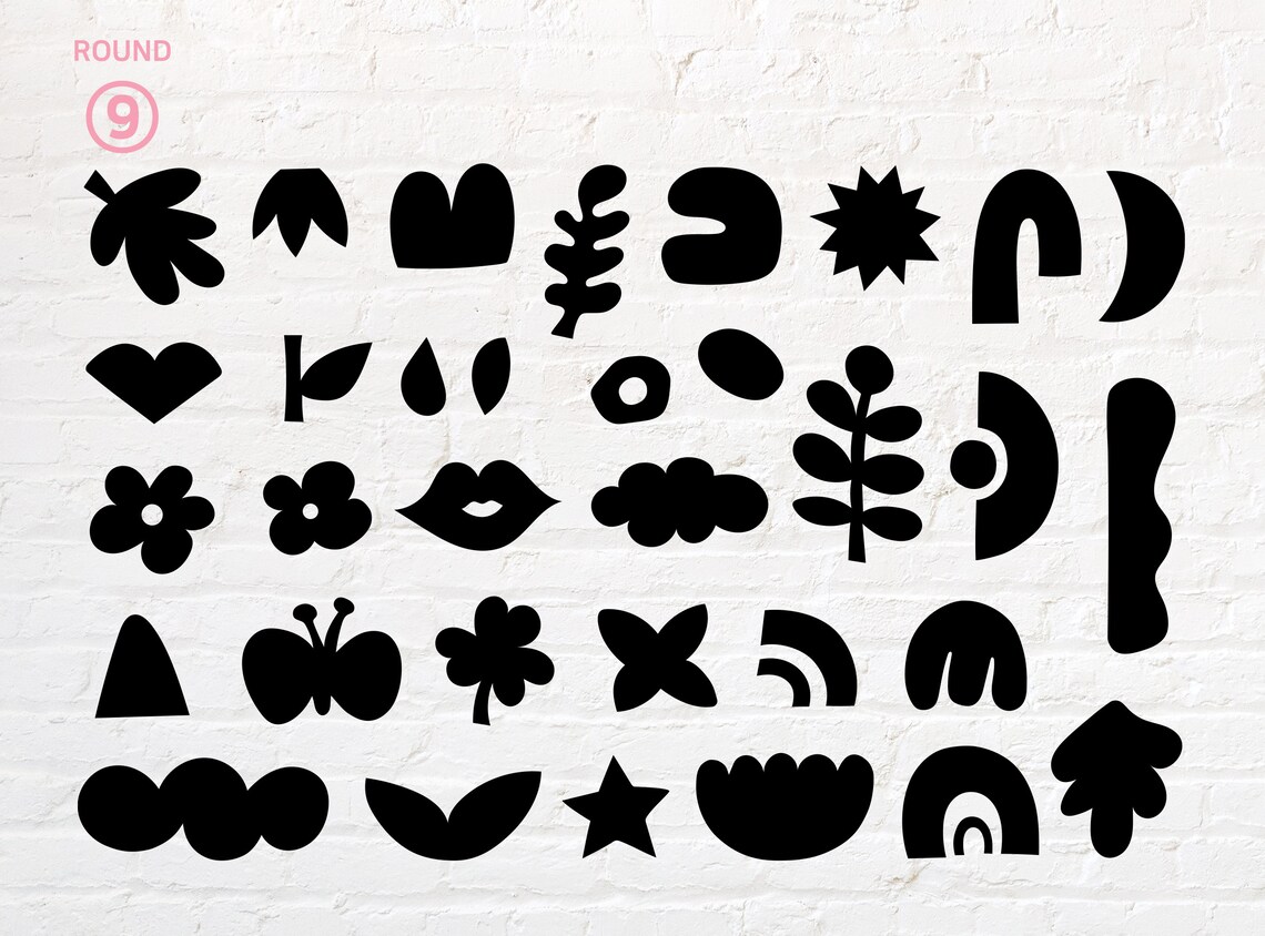 Abstract Shapes Svg, Png, Dxf, Eps, Pdf - Etsy