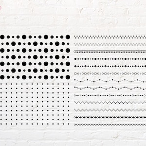 Polka dot svg, dotted line svg,  png, dxf, eps, pdf