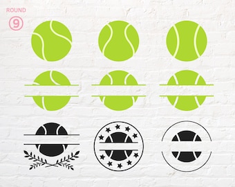 Tennis ball svg, png, dxf, eps, pdf