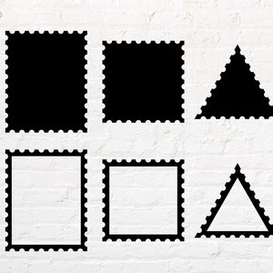 Marco de sello postal svg, png, dxf, eps, pdf