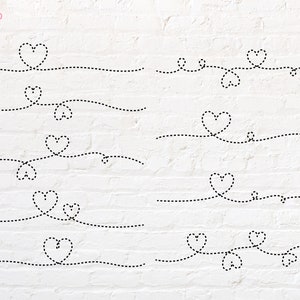 Heart Dotted line svg, Heart Outline svg, png, dxf, eps, pdf