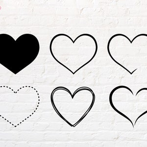 Formato de coração svg, png, dxf, eps, pdf