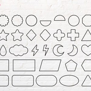 Vormcontouren svg, png, dxf, eps, pdf