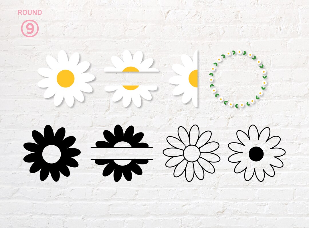 Daisy Svg, Png, Dxf, Eps, Pdf - Etsy