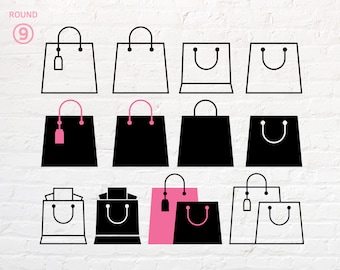 Shopping Bag svg png, dxf, eps, pdf
