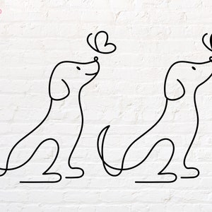 Dog Outline svg, png, dxf, eps, pdf