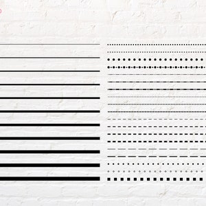 Linea base in formato SVG, linea tratteggiata in formato SVG, PNG, DXF, EPS, PDF