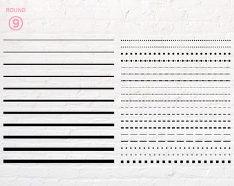 Basic line svg, dotted line svg,  png, dxf, eps, pdf