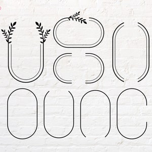 Ovaler Rahmen svg, png, dxf, eps, pdf