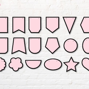 Bunting Banner svg, png, dxf, eps, pdf