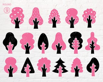 Tree Earring svg, Branch Earring svg, png, dxf, eps, pdf