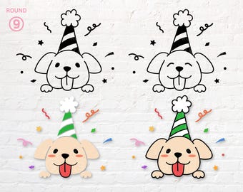 BirthDay Happy Dog svg, png, dxf, eps, pdf