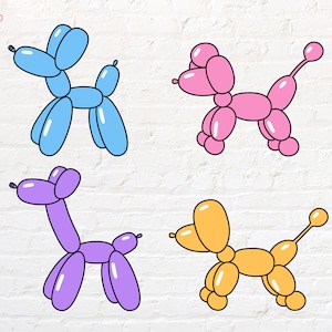 Ballonhond svg, png, dxf, eps, pdf