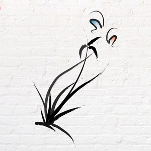 Oriental painting, Oriental painting butterfly png, eps, pdf