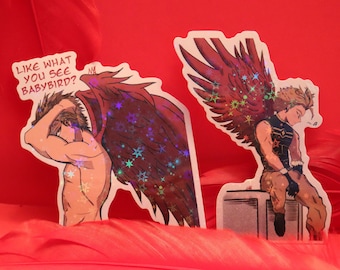 Hawks Holo Stickers