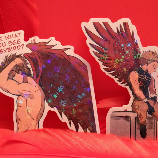 Hawks Holo Stickers