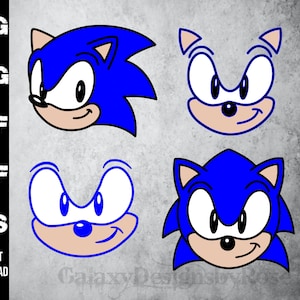 Tails Face Svg, Sonic The Hedgehog Svg, Cartoon Svg, Png Dxf Eps Digital  File