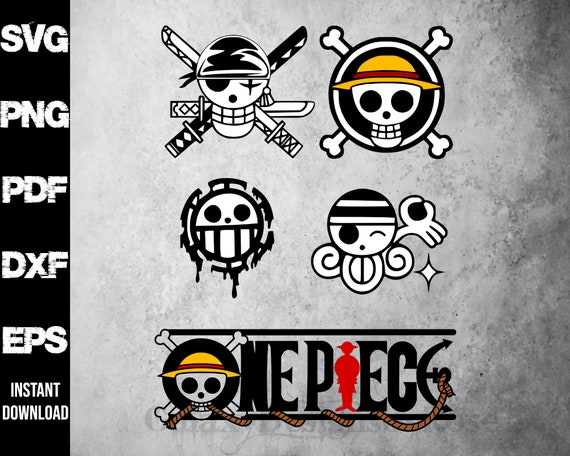 One Piece, Anime Bundle, One Piece Characters, Japanese SVG, PNG,EPS