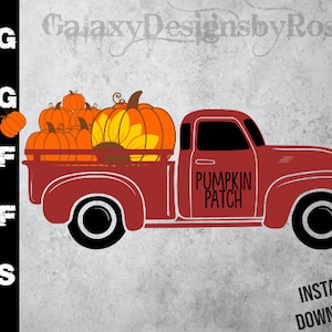 SVG Pumpkin Patch Vintage Truck, png, pdf, dxf, eps, POMPOENEN SVG, Halloween Pumpkin Patch Design, Pumpkin Patch S V G