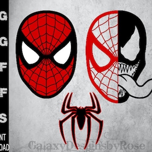 SVG inspirado em super-heróis, png, pdf, dxf, eps, Homem-Aranha SVG, Venom SVG, esboço do Homem-Aranha svg, design de camisa de super-herói