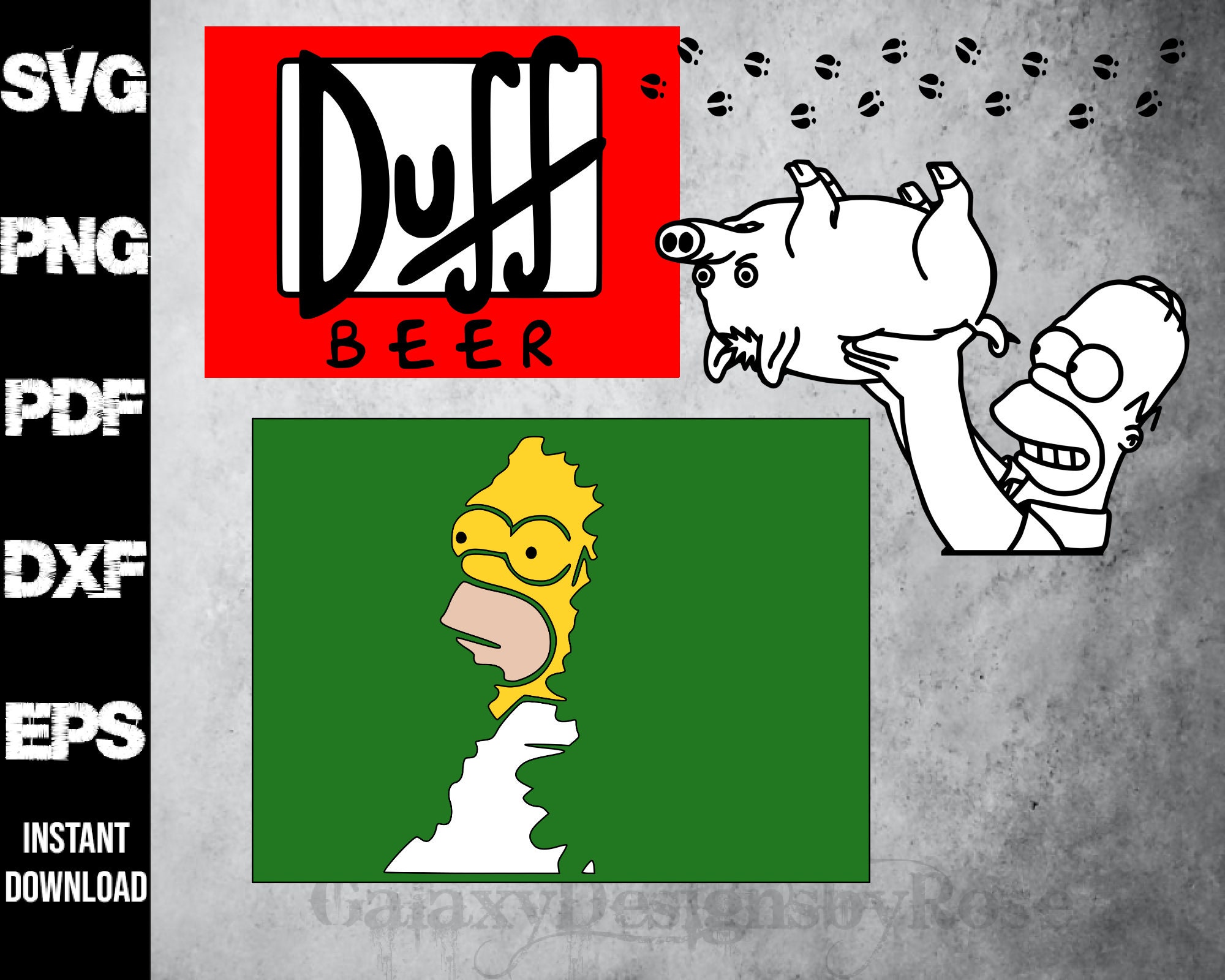 Duff Beer Koozie / Simpson Beer – Farmhouse Fabrication