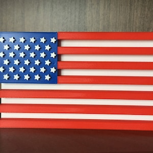 3D Printed American Flag