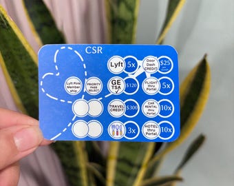 Credit Cards Categories Stickers, labels, points, miles, *Choose yourown credit cards sticker, Small Pack*