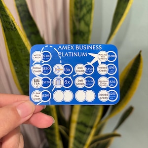 Credit Cards Categories Stickers, labels, points, miles, *Choose yourown credit cards sticker, Small Pack*