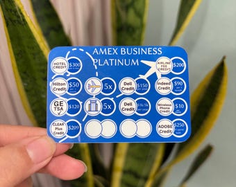 Credit Cards Categories Stickers, labels, points, miles, *Choose yourown credit cards sticker, Small Pack*