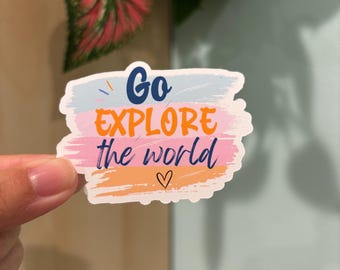 Go explore the world, Travel  sticker