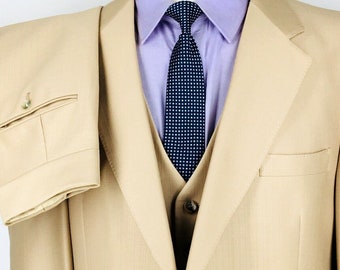 Vintage 90s HUGO BOSS for Barneys New York Sand Wool Vintage 90s HUGO BOSS for Barneys New York Sand Wool