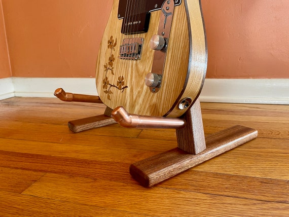 Wooden Acoustic Guitar Stands, Handmade