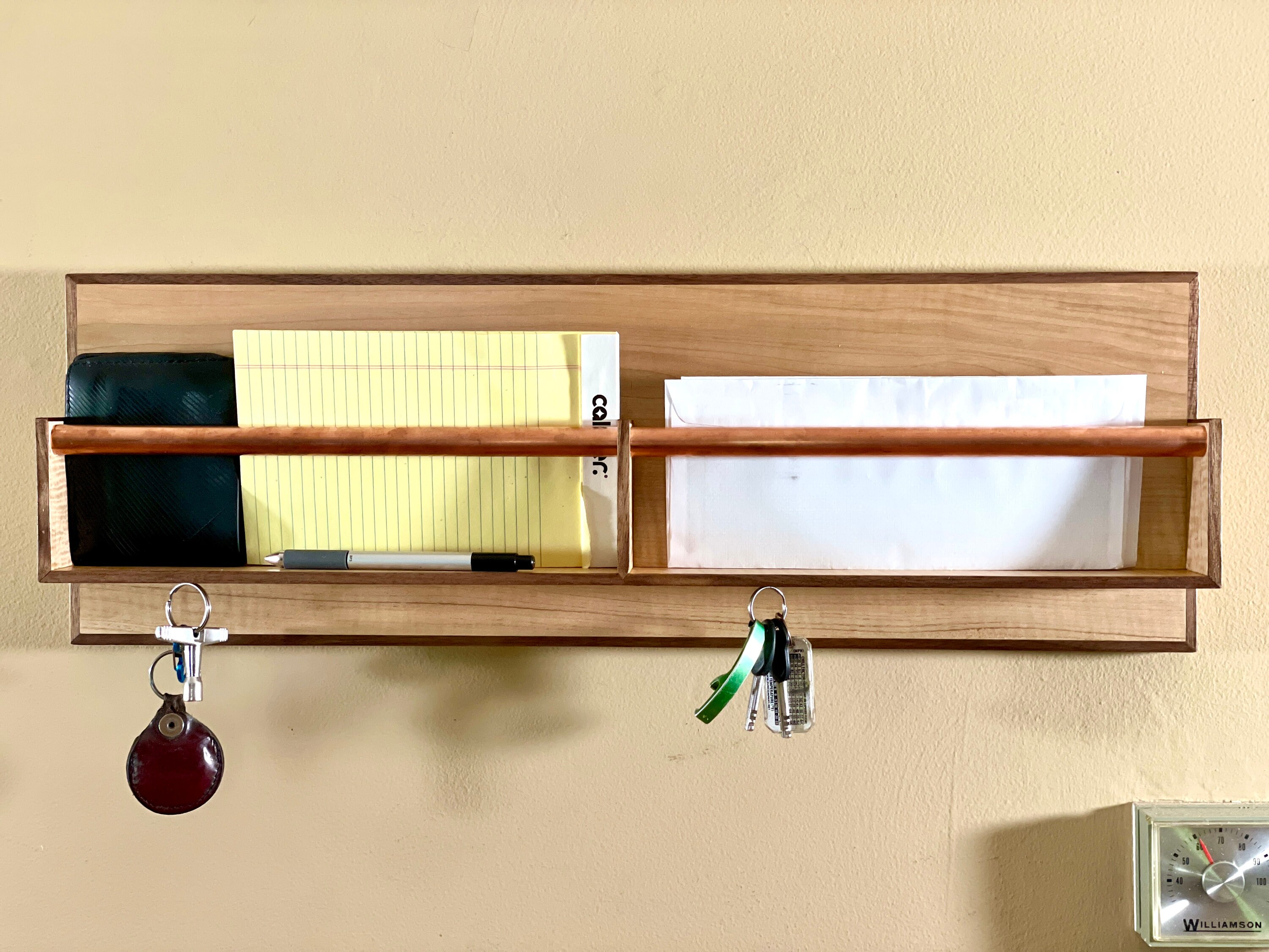 Wall Hanging Letter Holder cherry Etsy