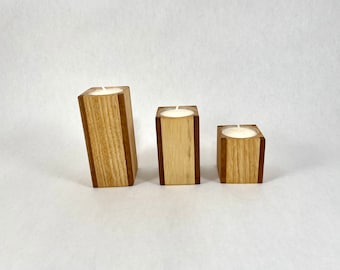 Set Of Three Tea Light Holders / Gift idea / Birthday present