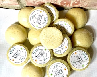 Lemongrass Salt Shower Scrub Bar, Exfoliating Scrub Bar,