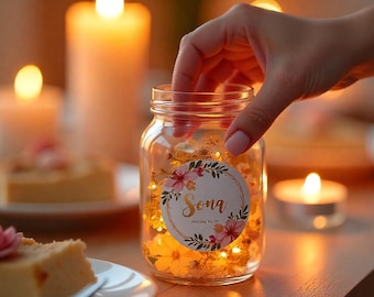 Etichetta rotonda personalizzata, immagine e testo a scelta, adesivo con diametro, bomboniera, regalo, compleanno, matrimonio, battesimo