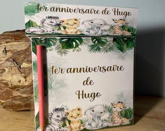 Quaderno da colorare - tema a scelta - immagine a scelta - dedica personalizzata - compleanno bambini - regalo per gli ospiti