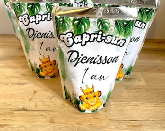 Capri-sole personalizzato, tutti i temi sono possibili, immagine e testo a scelta, carta fotografica lucida, compleanno, festa per bambini
