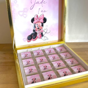 PERSONALIZED CHOCOLATE box, fully personalized image, all themes are possible, for your birthdays, weddings, baptisms... image 4