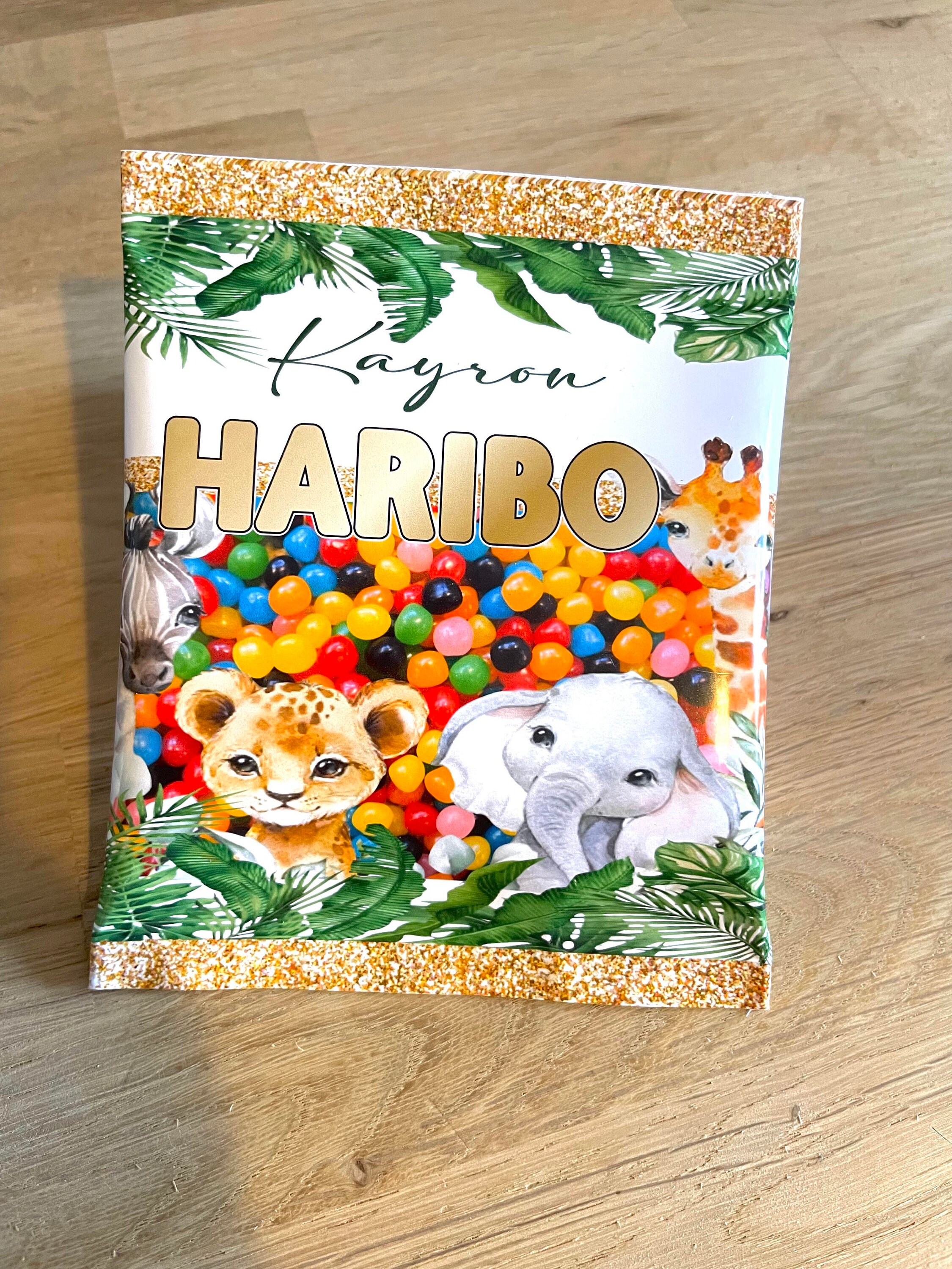Personalised store haribo bags