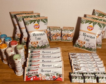 Personalized party decorations - theme and inscription of your choice - birthday, christening, wedding - high-quality image - we listen to your needs