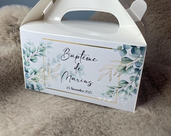 Beautiful personalized birthday box, perfect for birthdays, first birthdays, party favors, baptisms, weddings... with your choice of image.