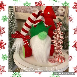 Elfo gnomo natalizio, stagionale, festivo, decorazione per vassoio natalizio, Tomte, Nisse, scandinavo