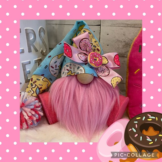 Baby Donuts Gnome Handmade Gnome Dessert Gnome Donut Tiered Etsy