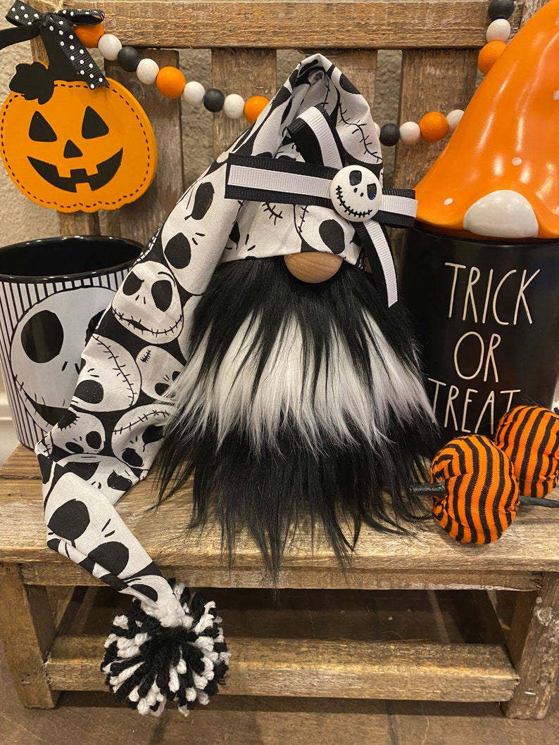 Jack Skellington Gnome Nightmare Before Christmas Gnome Etsy